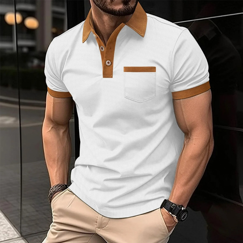 Classic polo shirt crafted from premium 100%